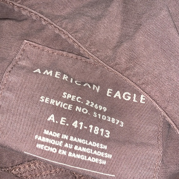 AEO Women's Jacket. Size S. Color: Plum. - Picture 5 of 5